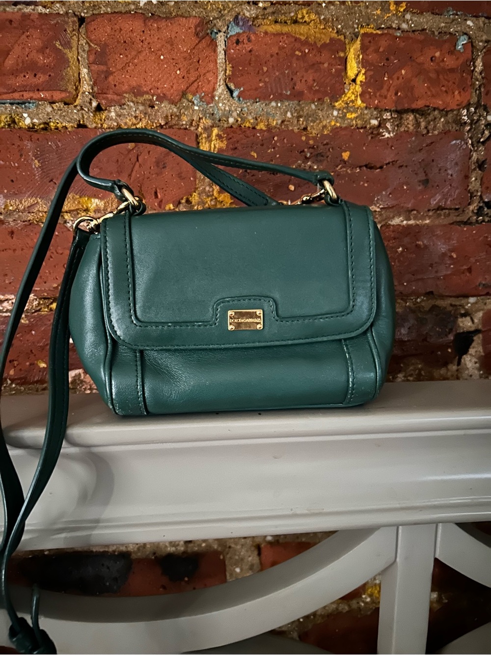 Dolce & Gabbana "My Sicily" Mini / Small Crossbody Bag - Green